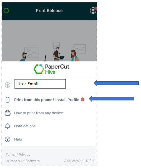 Install profile